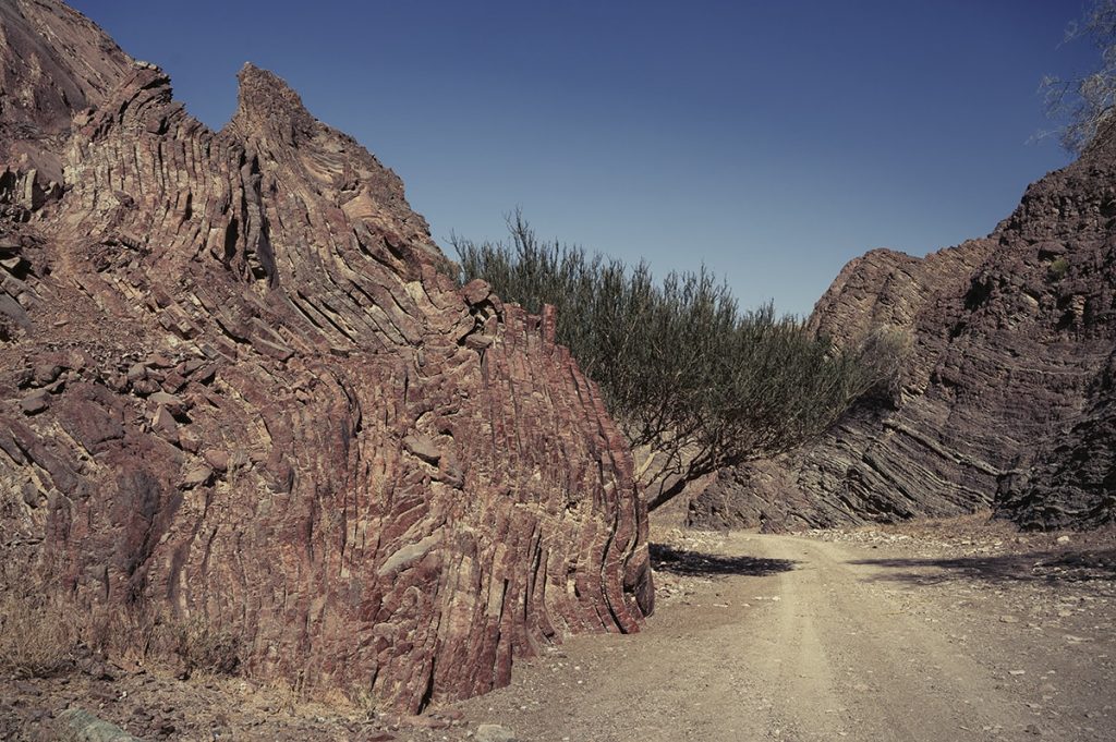 strange rock formations in wadi kub