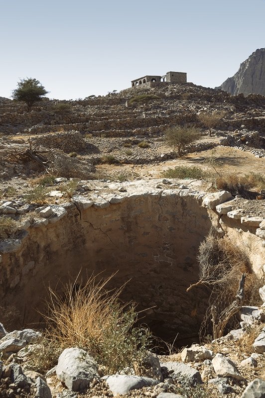 a well in the mountain village