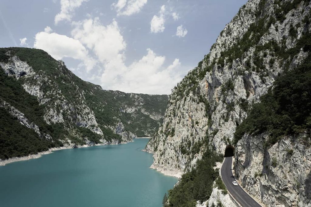 piva canyon tunnels montenegro road trip itinerary