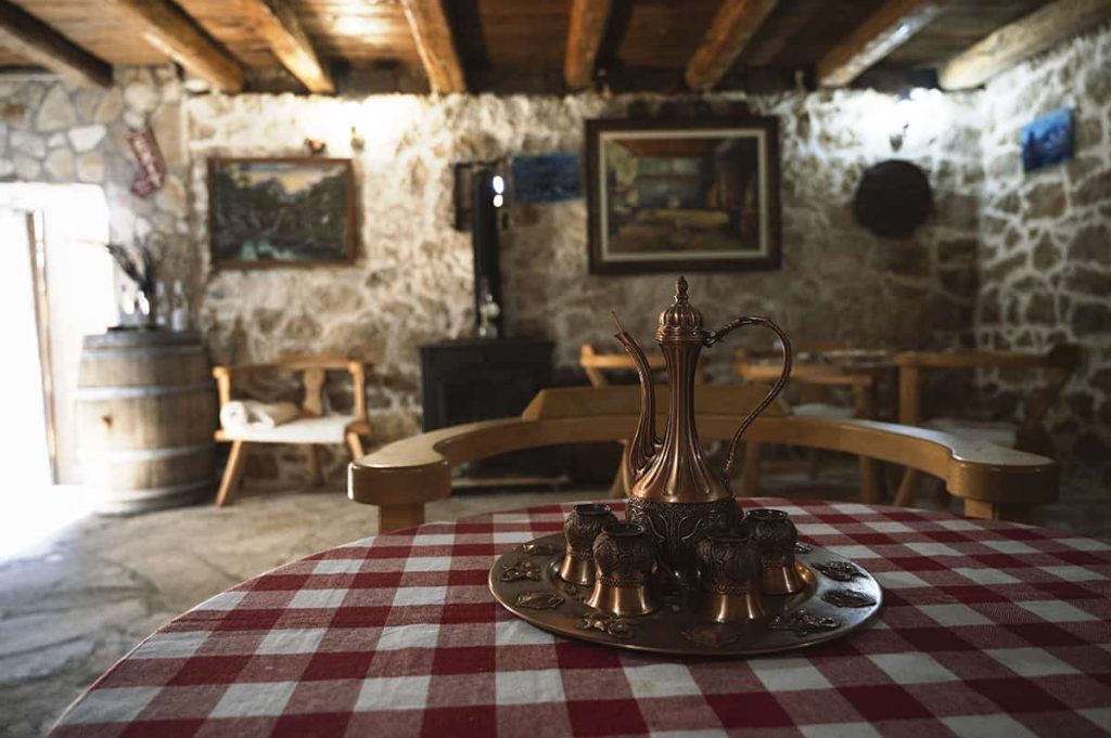 montenegro travel tips- homestau restaurant in lake skadar