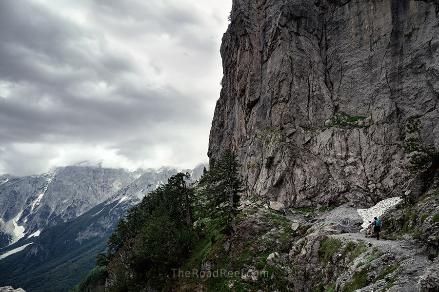 valbona theth hiking trail in albania