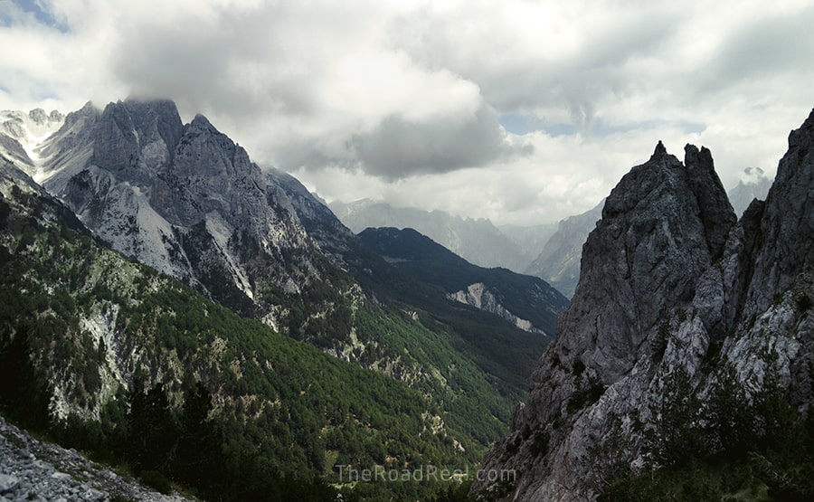 valbona theth hiking trail in albania