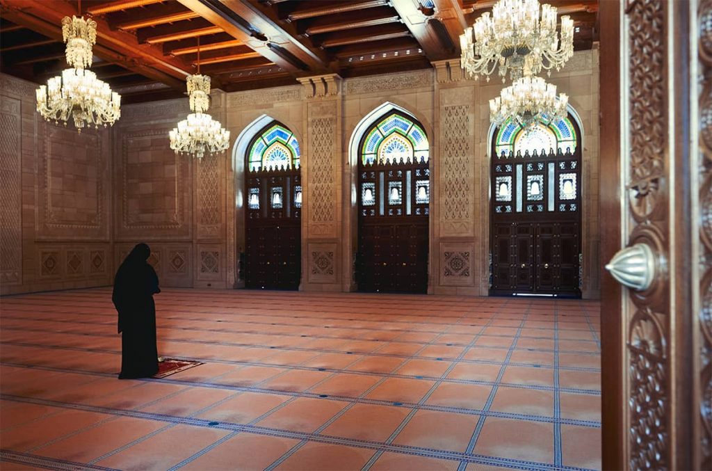 Sultan Qaboos Grand Mosque in Muscat