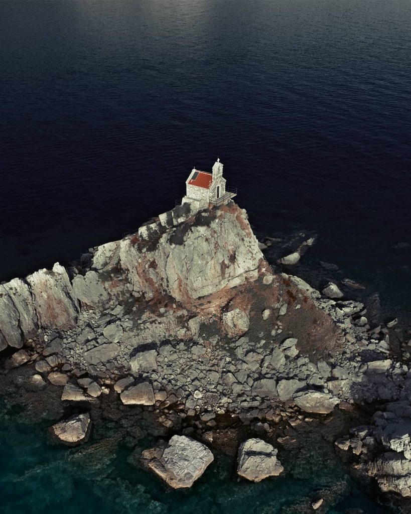 Montenegro travel tips- petrovac na moru- chapel on an island in Montenegro