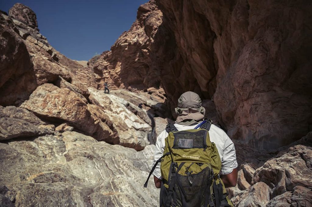 Rainbow valley (spectrum) hike in Fujeirah UAE