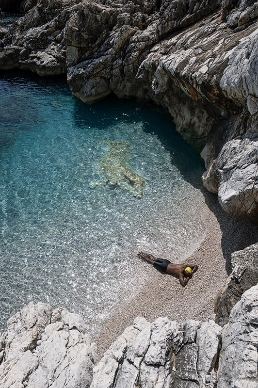 Zingaro nature reserve hike in sicily capreria beach