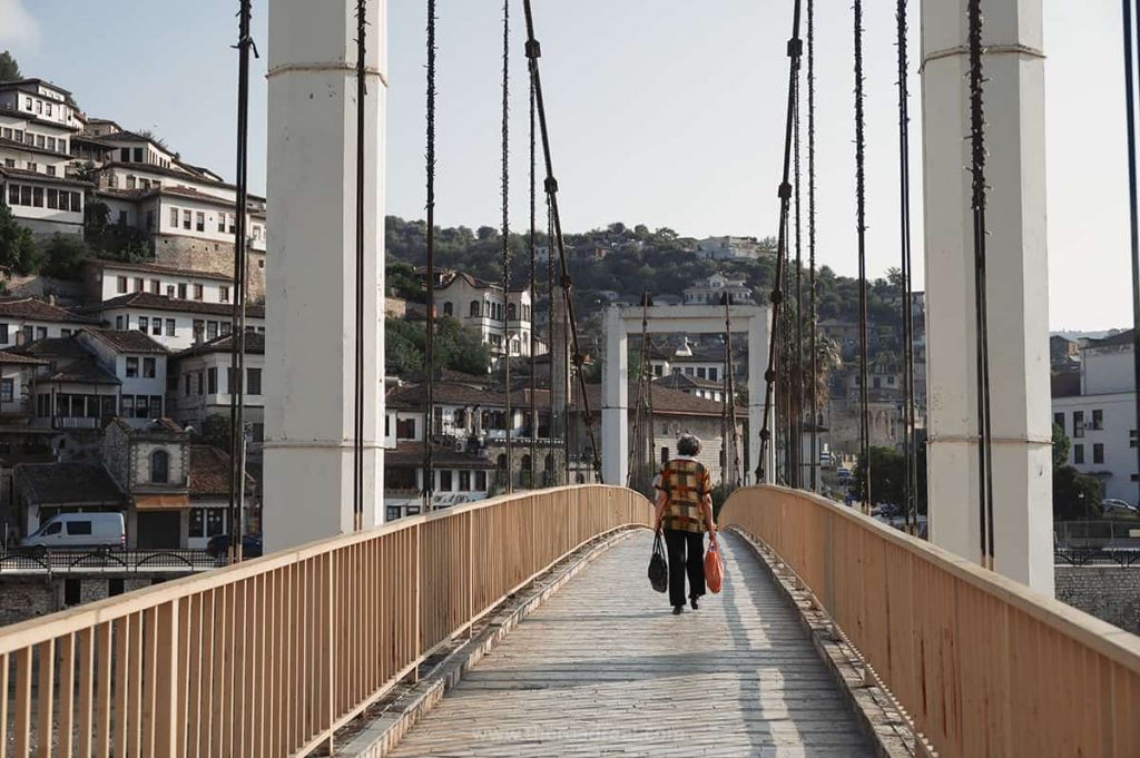 albania itinerary, berat bridge