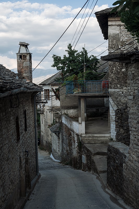 Driving in Albania and renting a car in Albania, Tirana tips- gjirokaster streets