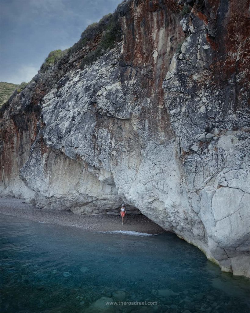 albania itinerary- albanian riviera-gjipe beach