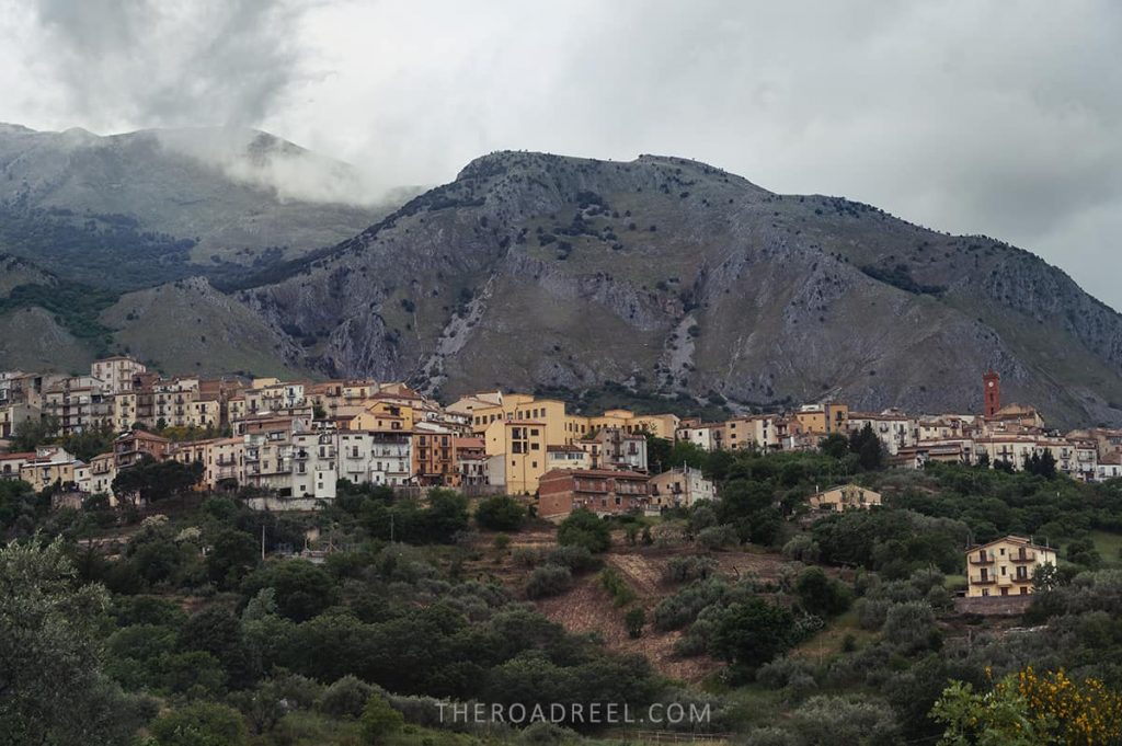 Castelbuono as seen on the way to Cefalu, Sicily