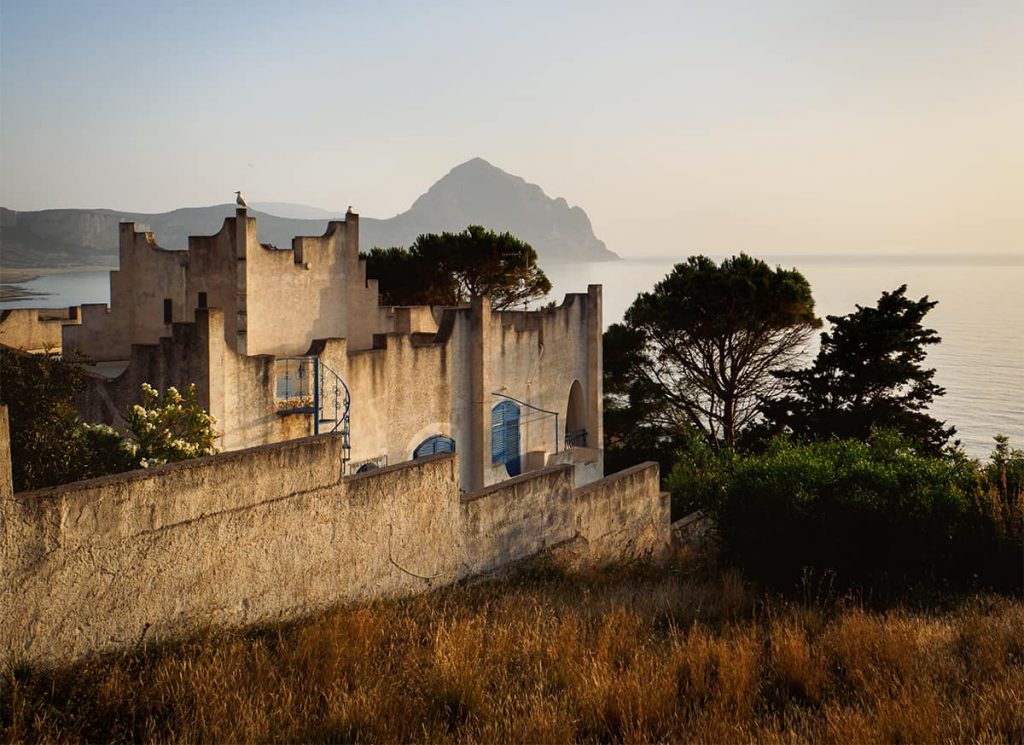 Macari is one of the most beautiful seaside towns in Sicily sunset view