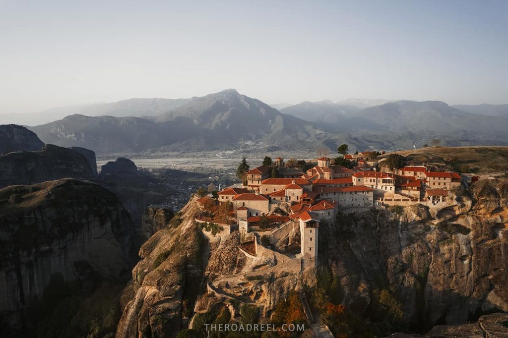 Great Meteoron monastery panoramic view