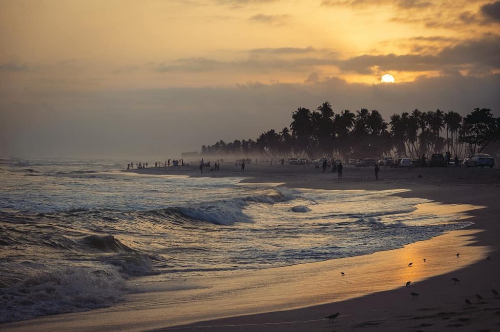 sunset at salalah beach