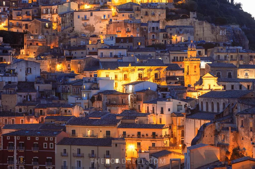 View from our accommodation in Amaca Iblea in Ragusa Ibla