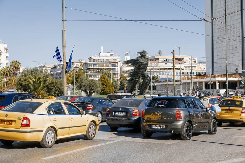 Traffic in Athens