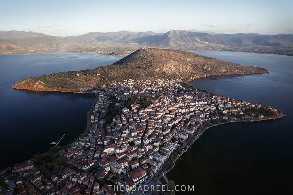 Kastoria aerial view