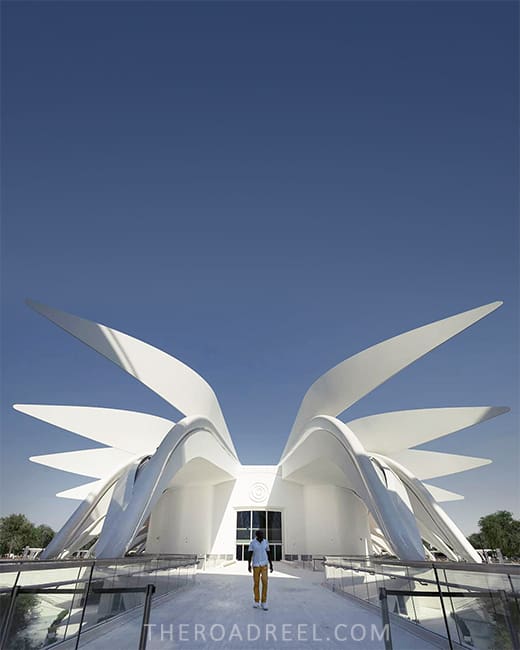 In Expo City, UAE pavilion with moving wings is one of the coolest buildings