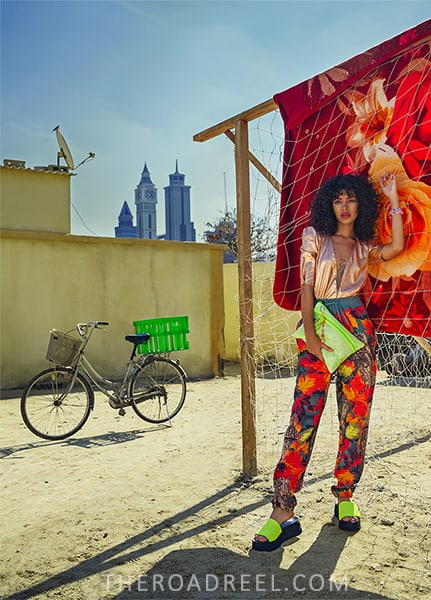 Satwa-unique photo location in Dubai, from Cosmopolitan fashion shoot