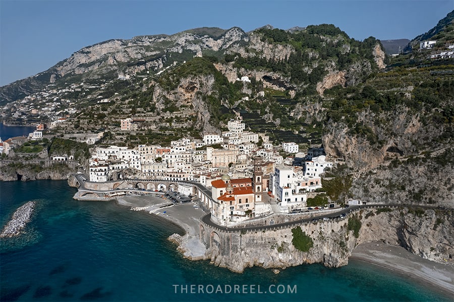 Atrani- one of the most beautiful and romantic towns on Amalfi Coast road trip itinerary