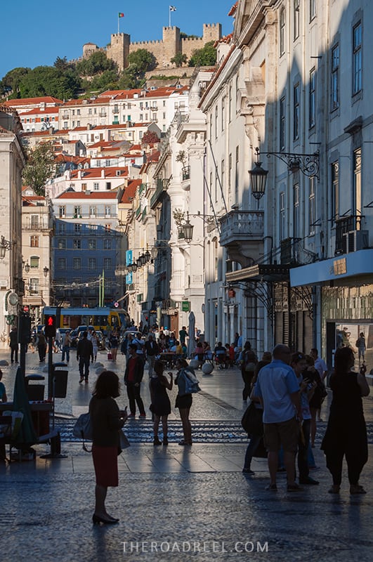 Contrasty Light of Lisbon, rossio square 24 in Lisbon itinerary