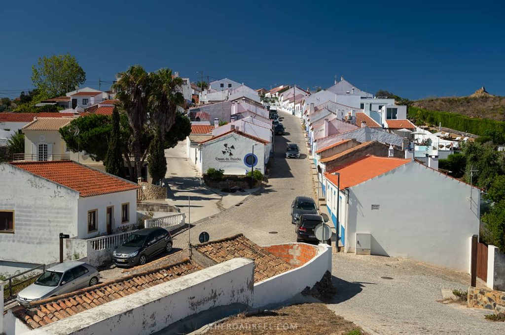 Hiring a car in Portugal and driving in Portugal tips- village of Odeceixe