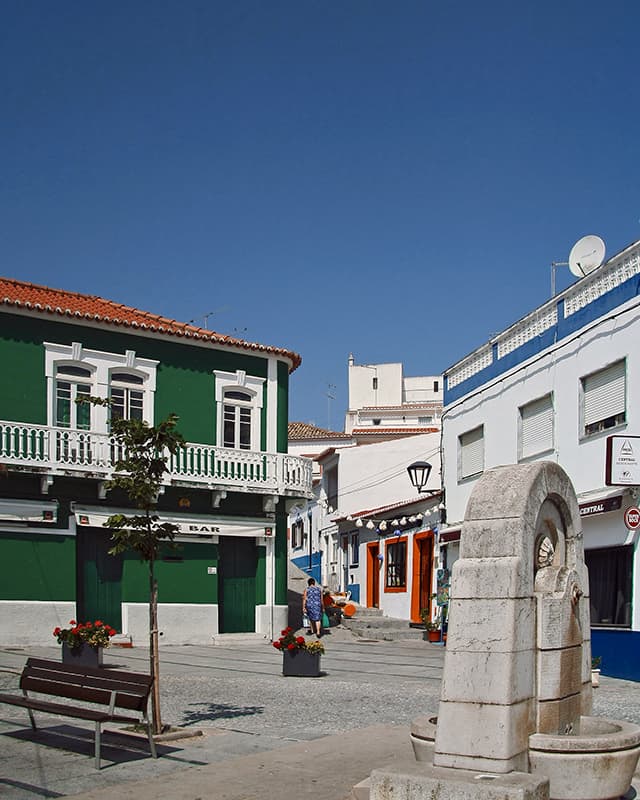 Main square of Odeceixe