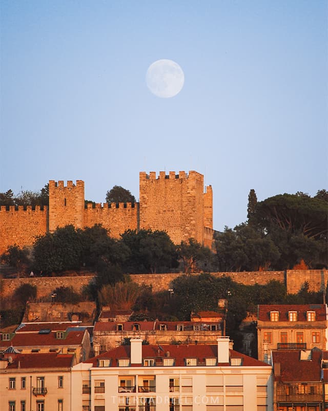 St. George Castle is a popular attraction in Lisbon