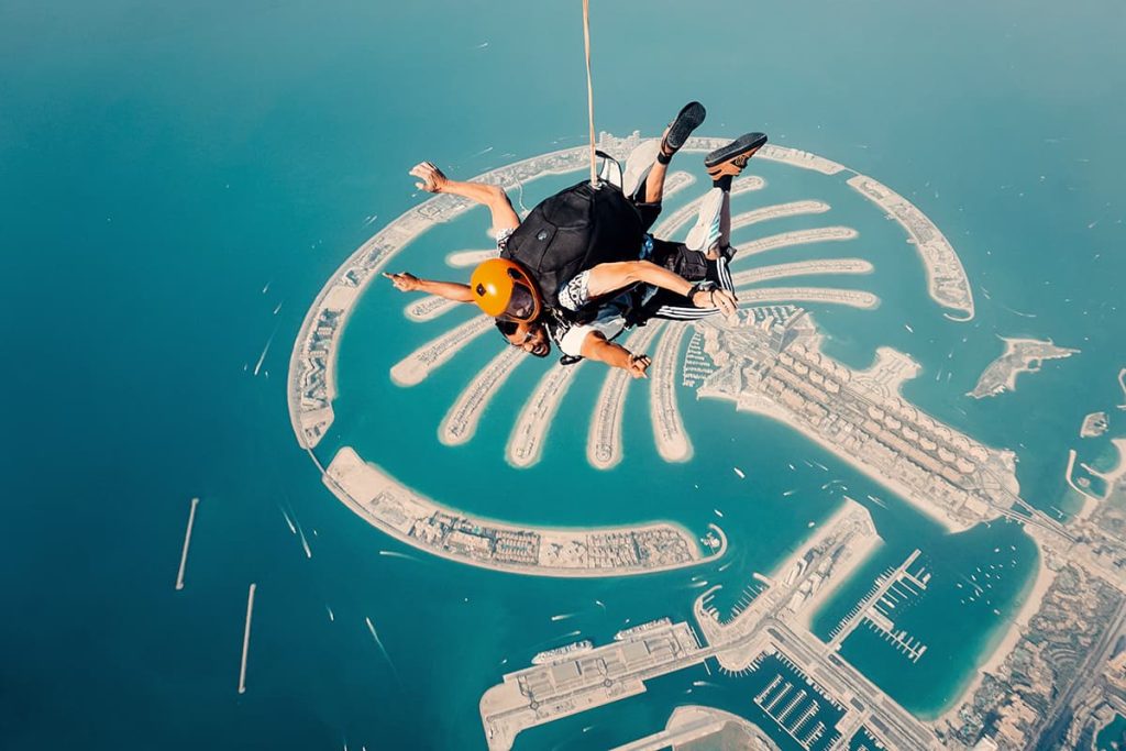 Skydive Dubai- you also get a picture if you dare to do it, photo by ihjaaz manarikk @Unsplash