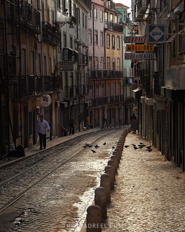 Backstreets of Martim Moniz square, Lisbon