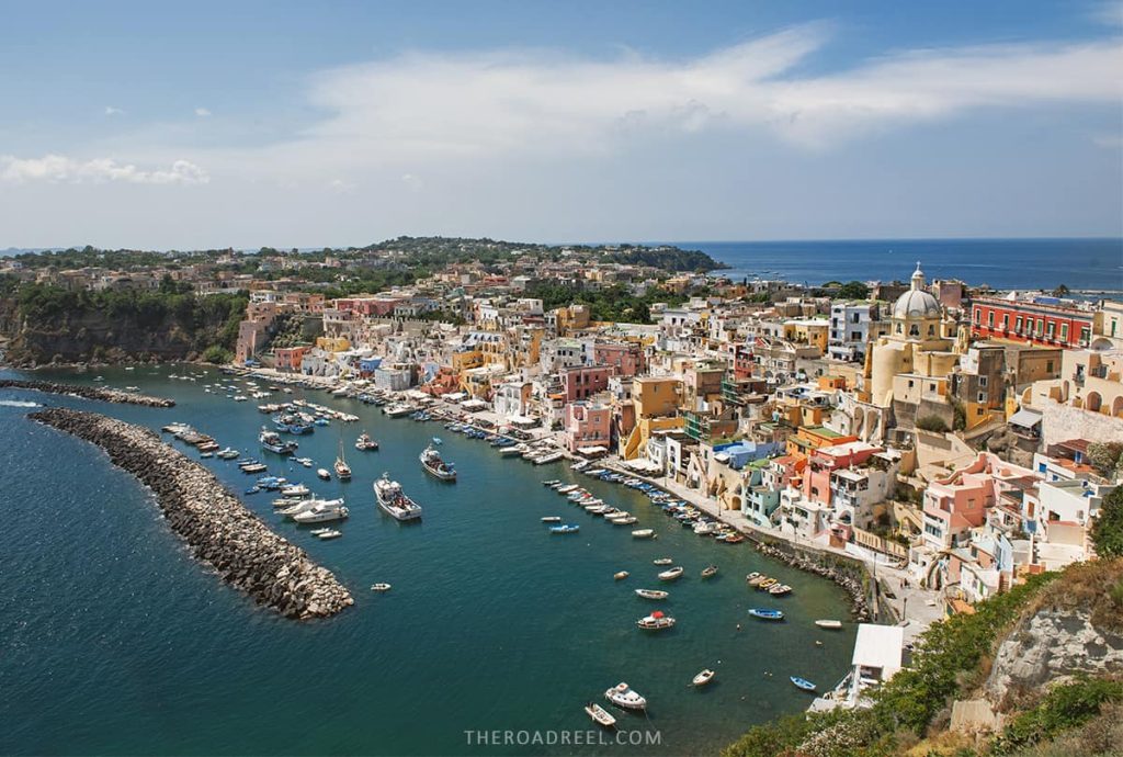 Iconic viewpoint of Marina di Corricella is a must-visit in Procida island