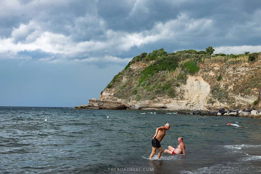Il Postino beach in Procida Island, Italy