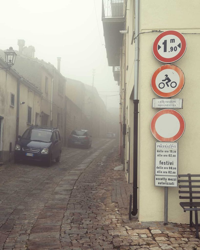 ztl zones sign in sicily