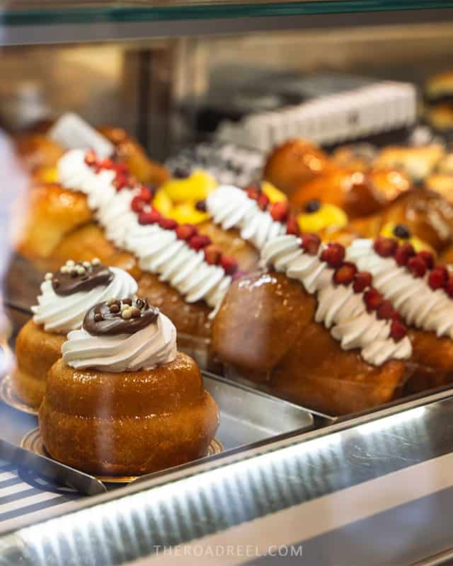 pastries in naples-baba