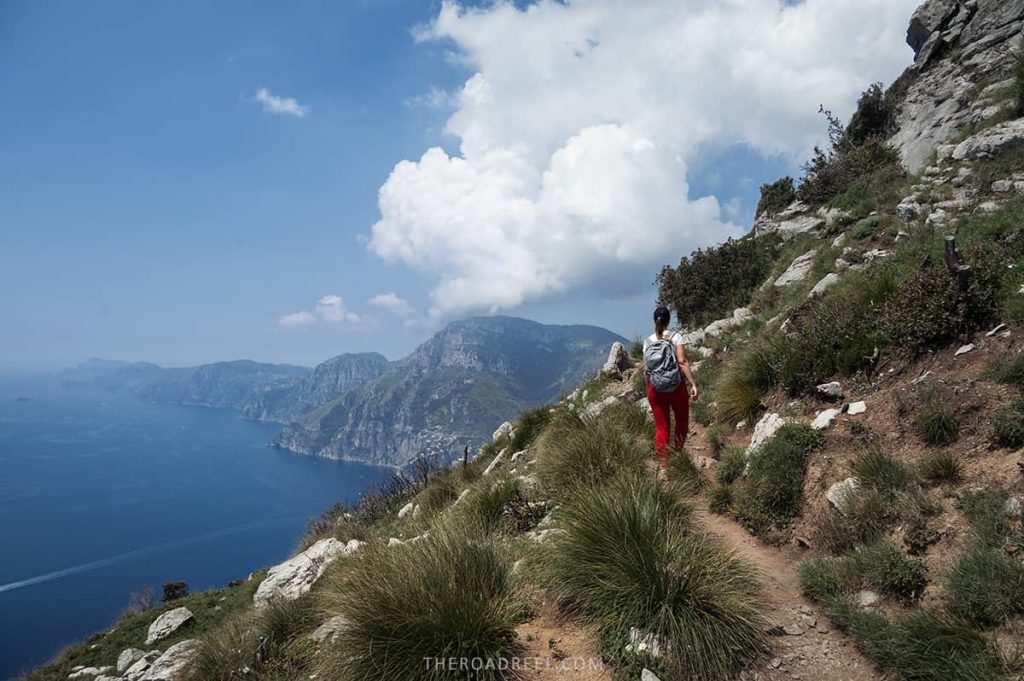 amalfi cooast itinerary: hiking path of the gods