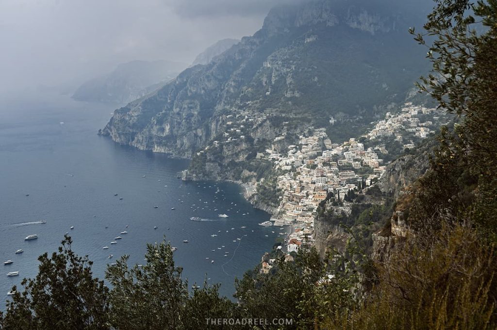 Path of the Gods hike: Bomerano to Positano. Positano views