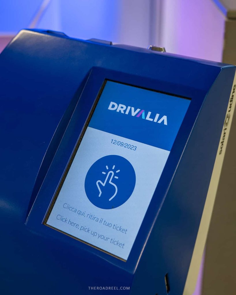 drivalia ticket machine