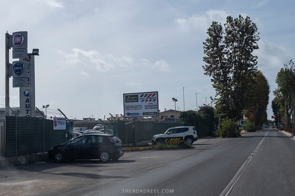 Greenmotion is located outside Rome Fiumicino Airport