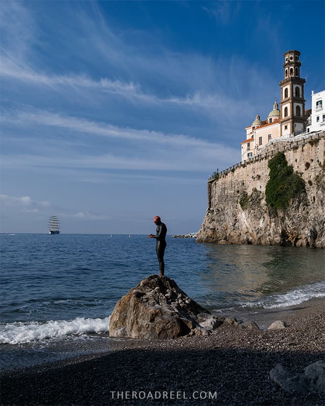 catiglione beach near atrani