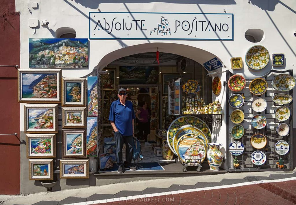 2 days in amalfi: positano ceramic shop-absolute positano