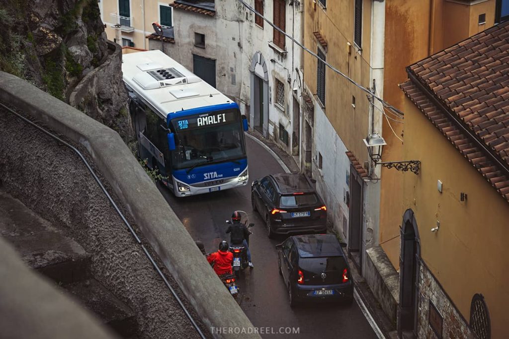 Naples to Amalfi by bus