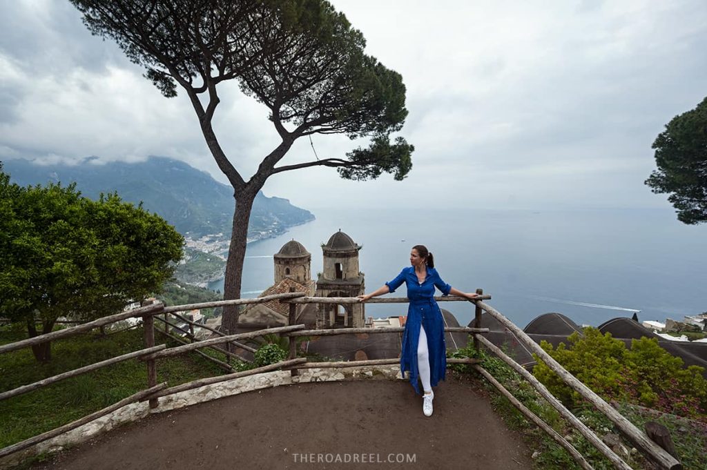 Hilltop town of Ravello in Amalfi Coast